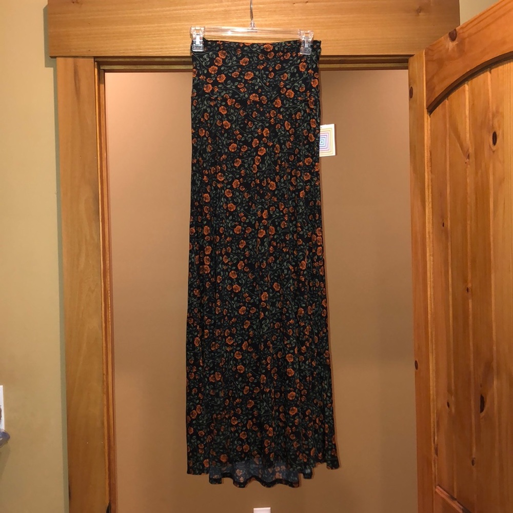 LulaRoe NWT floral xxs maxi skirt